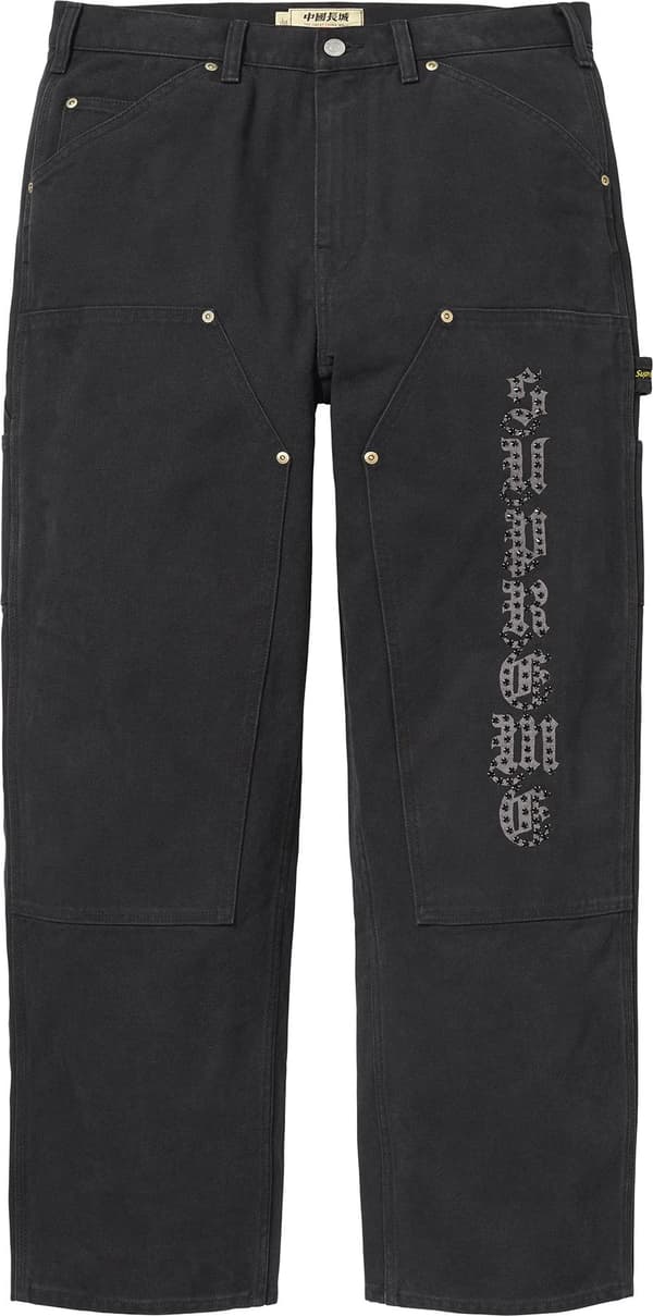Supreme®/The Great China Wall Double Knee Painter Pant - Black (front)