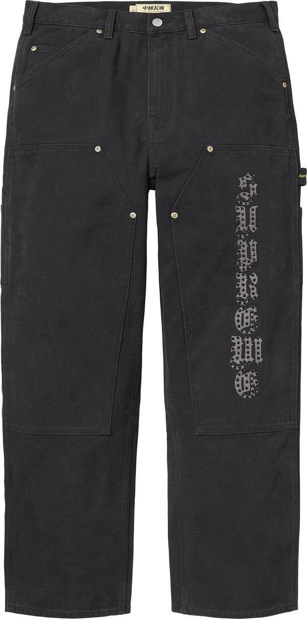 Supreme®/The Great China Wall Double Knee Painter Pant - Black (front)