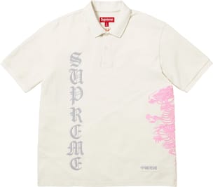 Supreme®/The Great China Wall Dragon Polo White