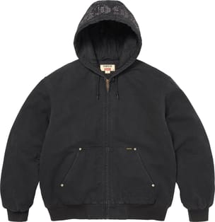 Supreme®/The Great China Wall Hooded Work Jacket Black