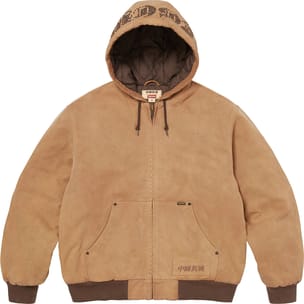 Supreme®/The Great China Wall Hooded Work Jacket Tan