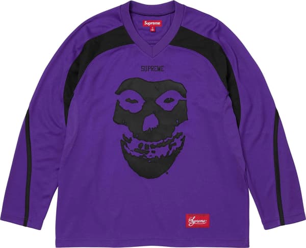 Supreme/The Misfits® Hockey Jersey - Purple (front)