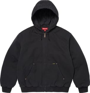 Supreme/The Misfits® Hooded Work Jacket Black