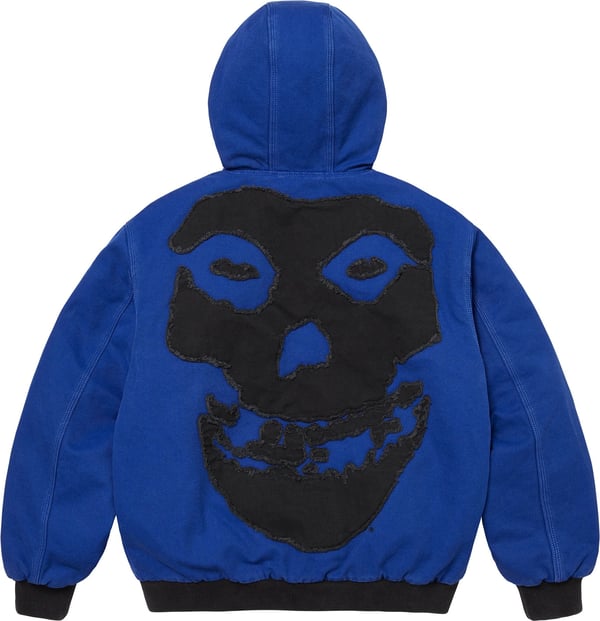 Supreme/The Misfits® Hooded Work Jacket - Royal (detail)