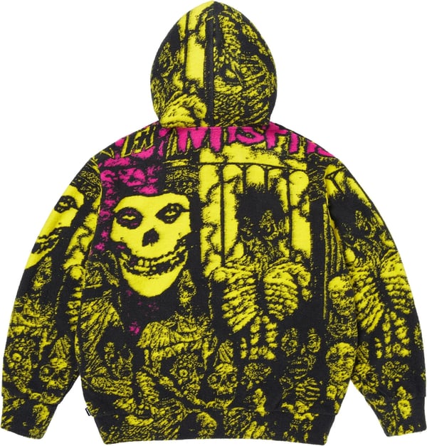 Supreme/The Misfits® Zip Up Hooded Sweater - Multicolor (detail)
