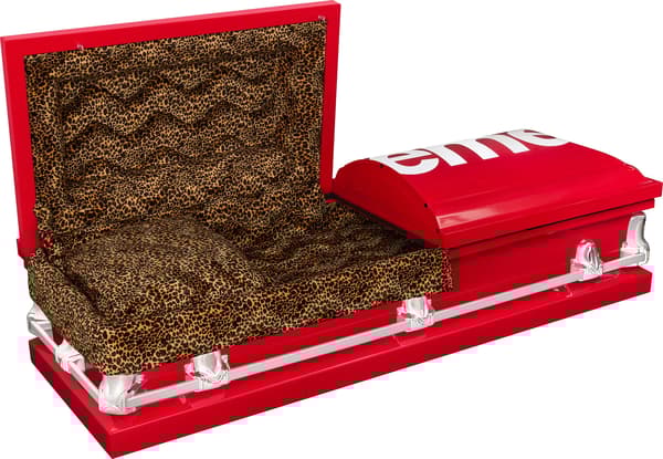 Supreme®/Titan Orion Casket - Red (detail)