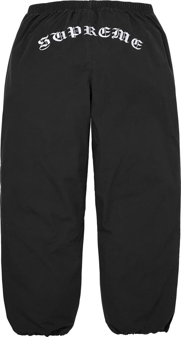 Supreme®/Umbro® Cotton Ripstop Track Pant - Black (detail)