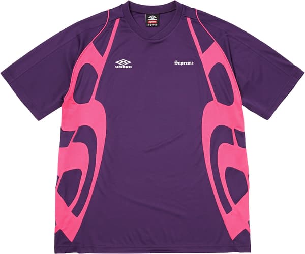 Supreme®/Umbro® Old English Soccer Jersey - Purple (front)