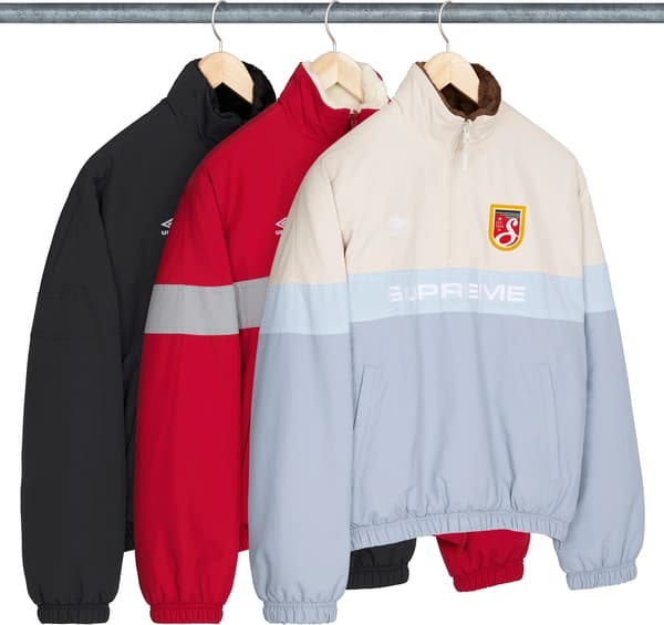 Supreme®/Umbro® Reversible Faux Fur Pullover - Group Shot