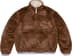 Supreme®/Umbro® Reversible Faux Fur Pullover - Light Blue (detail)