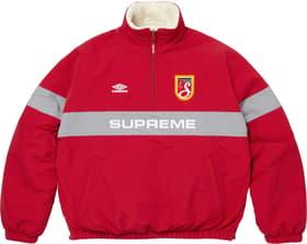 Supreme®/Umbro® Reversible Faux Fur Pullover Red