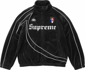 Supreme®/Umbro® Velour Track Jacket Black