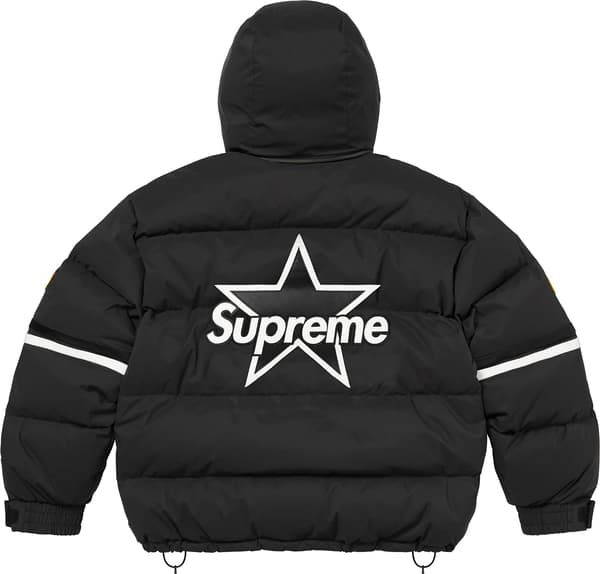 Supreme®/Vanson Leathers® Cordura® Down Jacket - Black (detail)