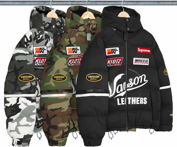 Supreme®/Vanson Leathers® Cordura® Down Jacket - Group Shot