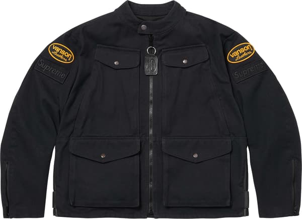 Supreme®/Vanson Leathers® Cordura® Jacket - Black (front)