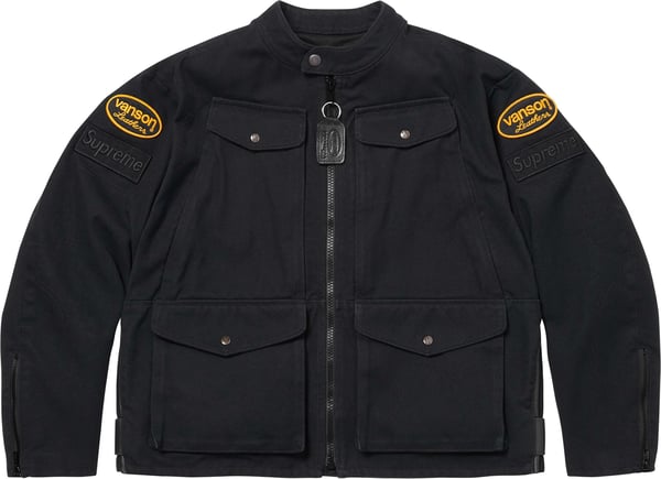 Supreme®/Vanson Leathers® Cordura® Jacket - Black (front)