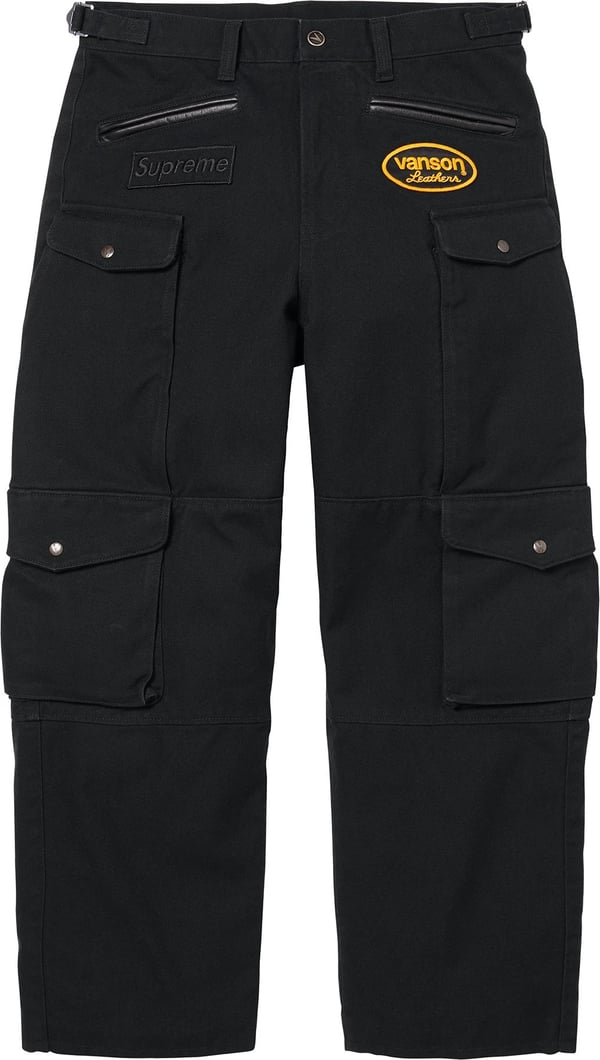 Supreme®/Vanson Leathers® Cordura® Pant - Black (front)