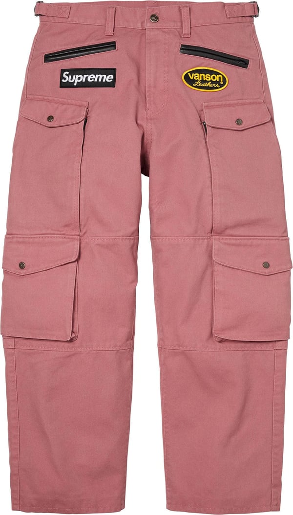 Supreme®/Vanson Leathers® Cordura® Pant - Pink (front)