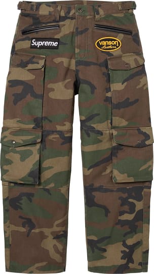 Supreme®/Vanson Leathers® Cordura® Pant Woodland Camo