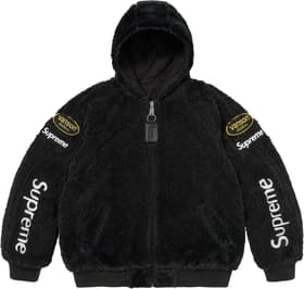 Supreme®/Vanson Leathers® Reversible Quilted Hooded Jacket Black