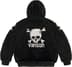 Supreme®/Vanson Leathers® Reversible Quilted Hooded Jacket - Black (detail)