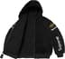 Supreme®/Vanson Leathers® Reversible Quilted Hooded Jacket - Black (detail)