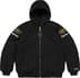 Supreme®/Vanson Leathers® Reversible Quilted Hooded Jacket - Black (detail)
