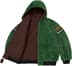 Supreme®/Vanson Leathers® Reversible Quilted Hooded Jacket - Brown (detail)