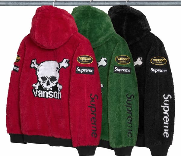 Supreme®/Vanson Leathers® Reversible Quilted Hooded Jacket - Group Shot