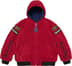 Supreme®/Vanson Leathers® Reversible Quilted Hooded Jacket - Navy (front)