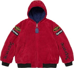 Supreme®/Vanson Leathers® Reversible Quilted Hooded Jacket Navy