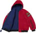 Supreme®/Vanson Leathers® Reversible Quilted Hooded Jacket - Navy (detail)