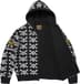Supreme®/Vanson Leathers® Skull Zip Up Hooded Sweater - Black (detail)