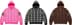Supreme®/Vanson Leathers® Skull Zip Up Hooded Sweater - Group Shot
