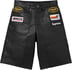 Supreme®/Vanson Leathers® Spider-Man Short - Black (front)