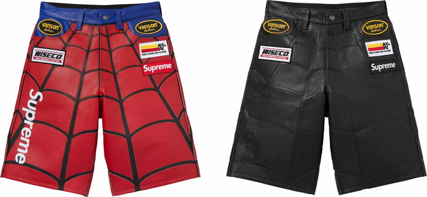 Supreme®/Vanson Leathers® Spider-Man Short