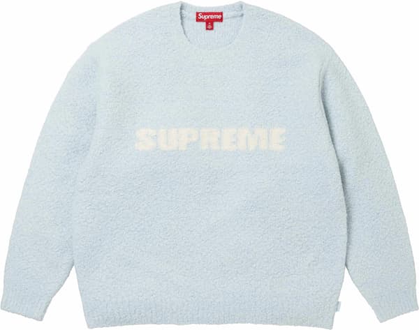 Textured Sweater - Light Blue (front)