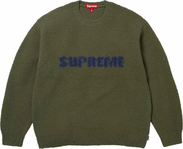 Textured Sweater - Olive (front)