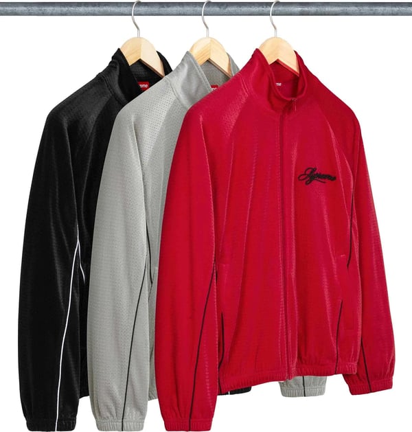 Velour Mesh Track Jacket - Group Shot