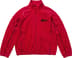 Velour Mesh Track Jacket - Red (front)