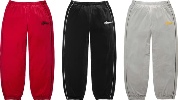 Velour Mesh Track Pant - Group Shot