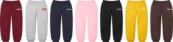 Washed Box Logo Sweatpant - Group Shot