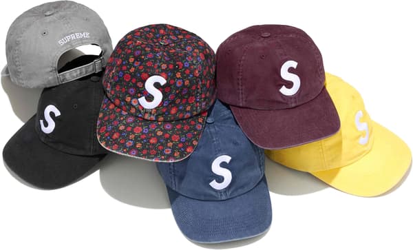 Washed Canvas S Logo 6-Panel - Group Shot