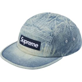 Washed Chino Twill Camp Cap Black