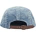 Washed Chino Twill Camp Cap - Black (front)