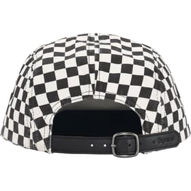 Washed Chino Twill Camp Cap Checkerboard