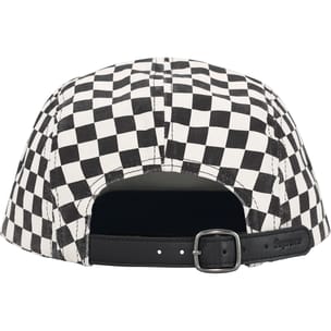 Washed Chino Twill Camp Cap Checkerboard