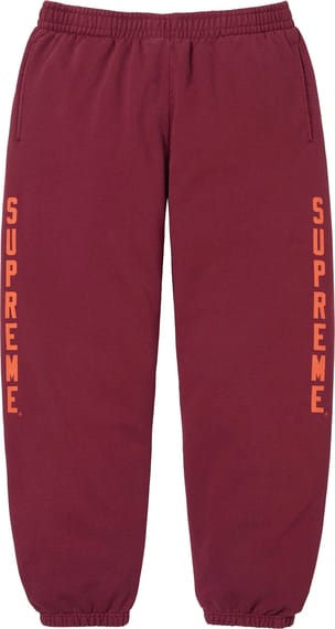 Washed Logo Sweatpant Cardinal