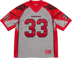 Wings Football Jersey Grey