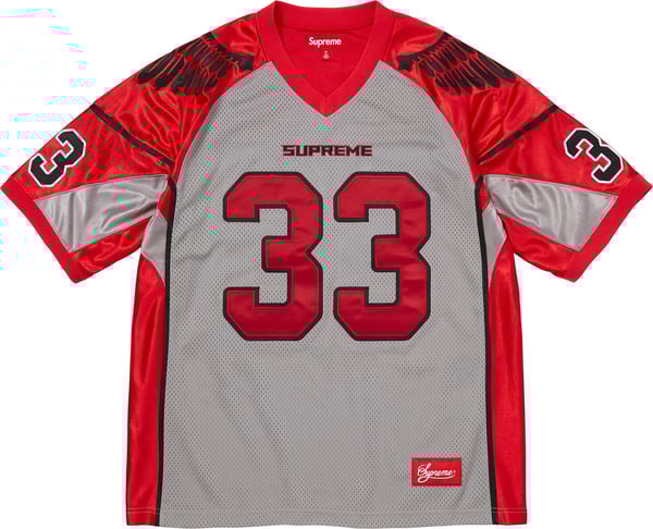 Wings Football Jersey - Grey (front)